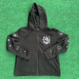 Disney 100th Anniversary Size Medium Full Zip Hoodie Black Sweatshirt Mickey